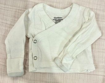 Gerber Preemie Side Snap Shirt