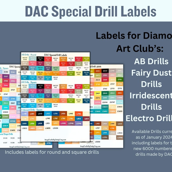 DAC Special Drill Labels