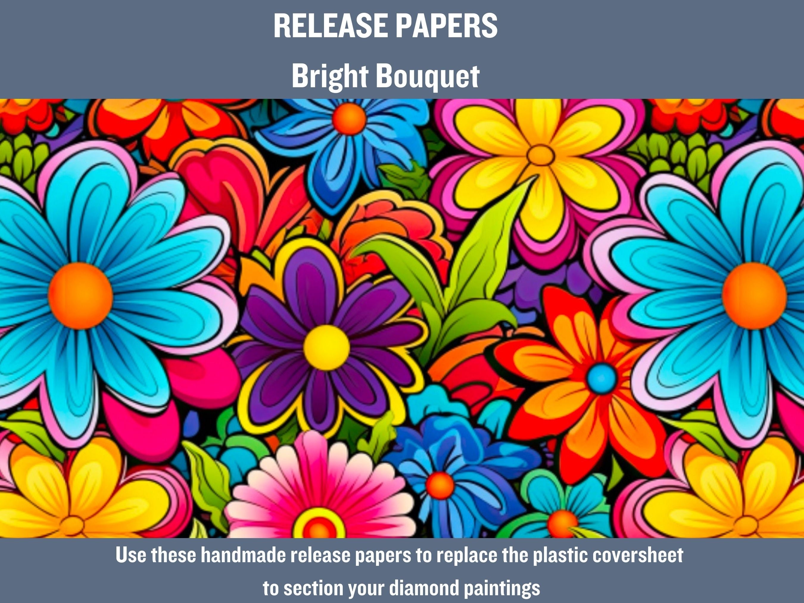Diamond Painting Release Paper / Reusable Release Paper / 10 Non