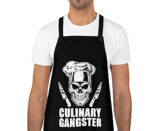 Delantal de gánster culinario: un divertido regalo de chef