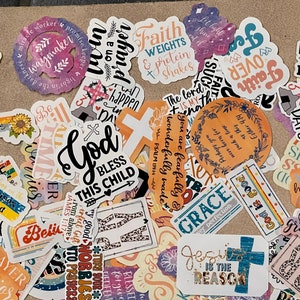 Waterproof Christian Stickers: Faith Based Vinyl Decals