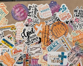 Waterproof Christian Stickers: Faith Based Vinyl Decals