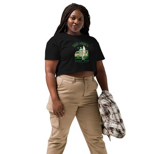 Surf Shop Crop Top Vintage Beach Cropped Tee