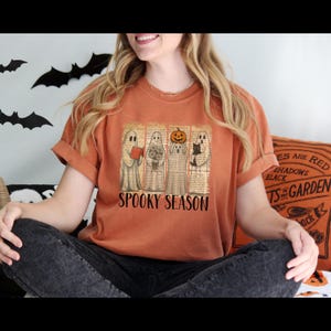 Spooky Season T-Shirt: Unisex Garment-Dyed Halloween Tee