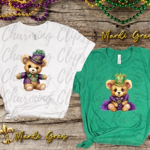 mardi gras teddy bear