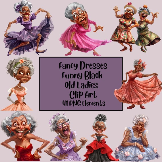 Funny Old Ladies Clipart, Elderly Clipart, Fancy Dresses, Old Ladies PNG Bundle, Cheerful Old Lady, Funny Old People, Black Ladies, Quirky - Etsy Funny Old Ladies Clipart, Elderly Clipart, Fancy Dresses, Old Ladies PNG Bundle, Cheerful Old Lady, Funny Old People, Black Ladies, Quirky - Etsy
