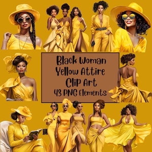 Watercolor Black Woman Fashionable Clipart, Black Woman Curvy Figures, Boss Woman, African American, PNG Bundle, Bookworm clipart, Spring