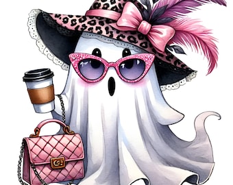 Boujee Ghost PNG, Civetta Halloween, Stagione spettrale, Mamma di Halloween, Boujee Ghost Sublimazione, Ho messo il Boo in Boujee