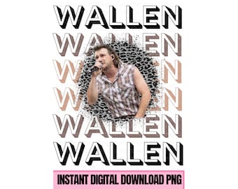 Morgan Wallen Leopard Print PNG