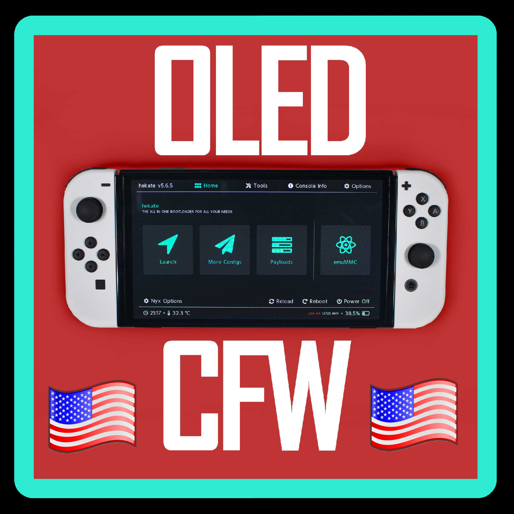 Cfw switch cheap for sale