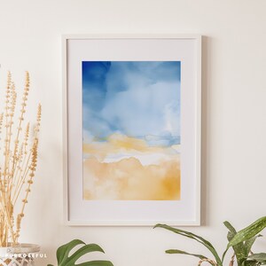 Wall Art Print, Beach, Tide, Surf, Landscape, Printable, Nature printable, Modern Art, Minimalist, Decor