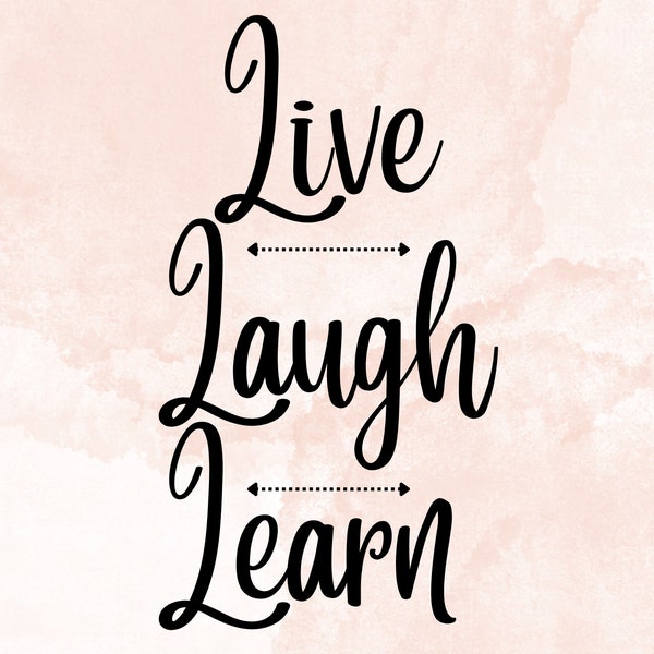 Live, Laugh, Learn Classroom Digital Printable