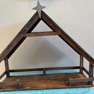 NEW Style for 2024 - Christmas Nativity Stable Crèche Handmade Large