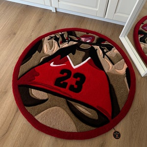 Tufted Rug / Handmade Bad Girl Rolling Rug /  Custom Tufted Rug / Personalized Rug / Home Decor