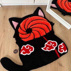 Anime tufted rug/3d rug/ handmade tufted custom rug/ living room decor rug/bedroom carpet/
