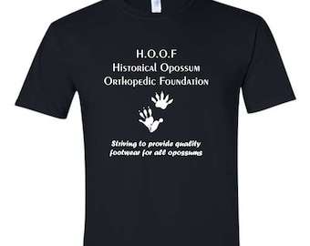 Funny Opossum "H.O.O.F." Short Sleeve Unisex T-Shirt
