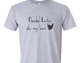Hannibal Lecter Ate My Lunch Short Sleeve Unisex T-Shirt