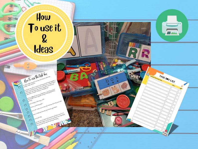 Task Box Preschool & Kindergarten SPED Activities - Etsy