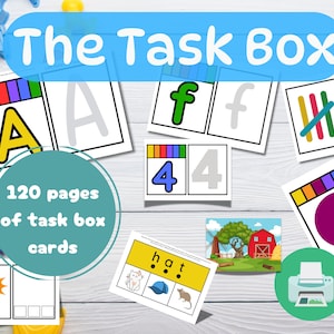Task Box Preschool & Kindergarten SPED Activities