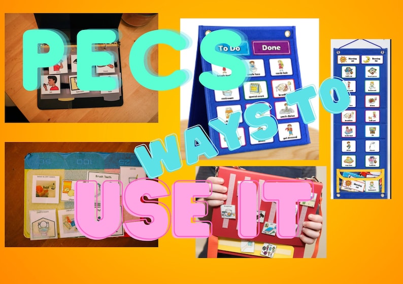 Visual Communication Aids PECS Pre-k Kindergarten , Autism Homeschool ...