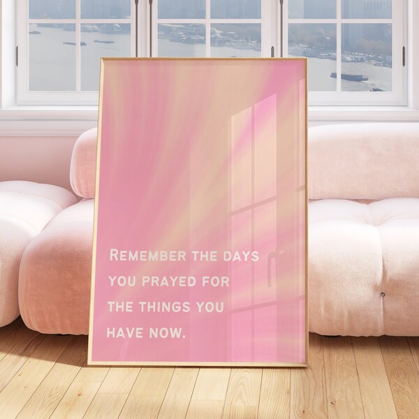 Pink Preppy Room Decor Wall Art - Etsy