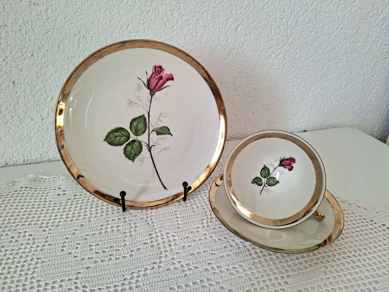 Bavaria rose teacup - Etsy 日本