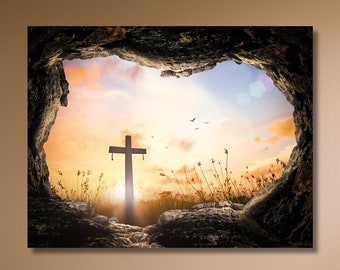 Resurrection of Jesus Christ Wall Art Poster,crucifixion of Jesus