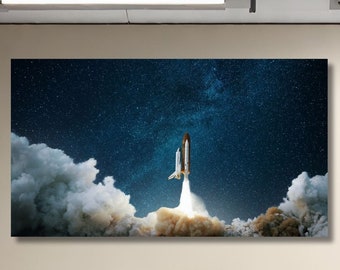 スペースシャトルのシルエットポスター、宇宙から見たスペースシャトル スペースシャトルのシルエットポスター、宇宙から見たスペースシャトル