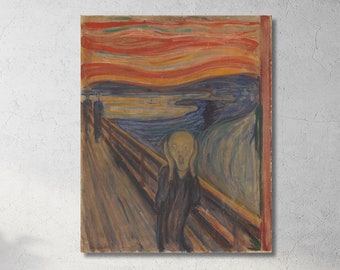 5x7 叫び 写真 1893 絵画 エドヴァルド・ムンク、怖い写真、美しい
