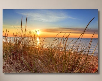 Sunset Canvas Wall Art Decor, Sunset Poster, Landscape for Living Room Decor, Office Decor, Gift Idea