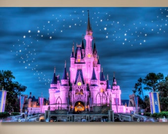 ディズニー城の特許プリント、眠れる森の美女の城の設計図、子供部屋の