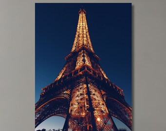 Eiffel Tower Print, Eiffel Tower Wall Art, Paris France Print, Large Wall Art