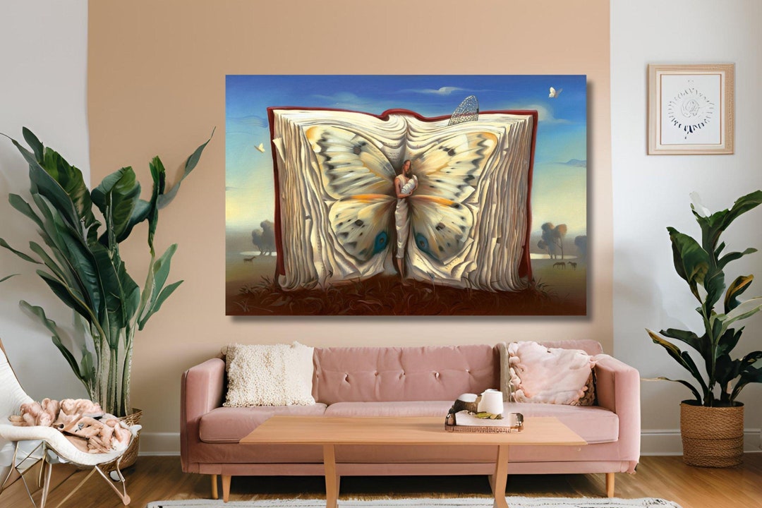 Departure of the Winged Ship by Kush Canvas Wall Art,vladimir Kush ...