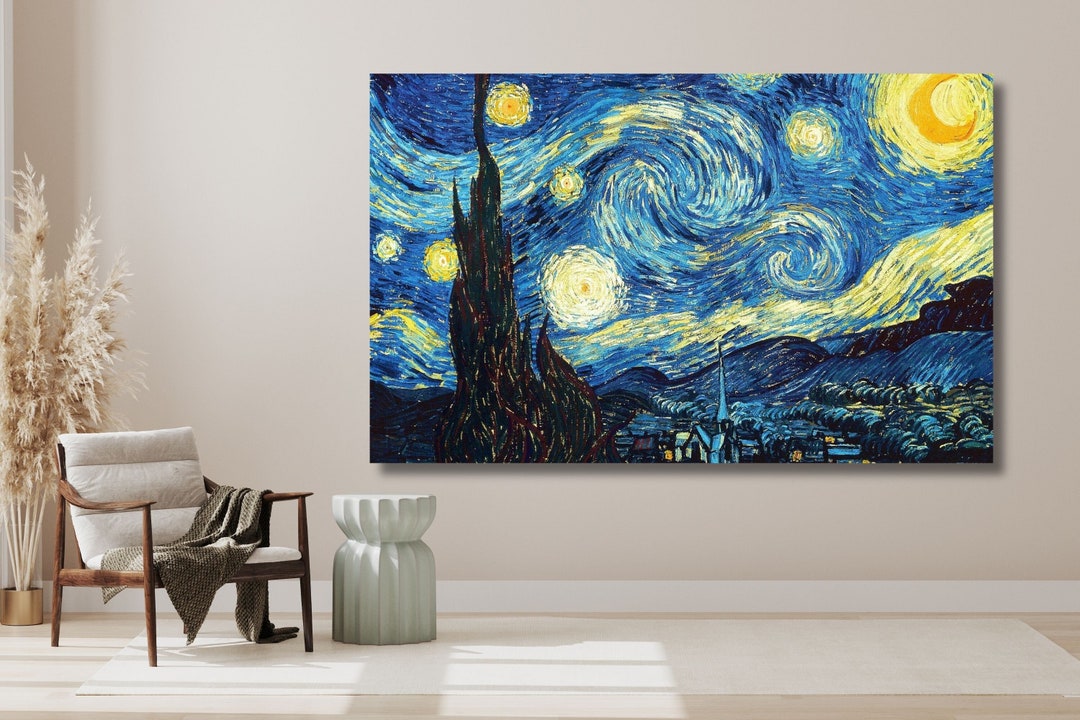 Starry Night by Vincent Van Gogh Printable Famous Art Prints, Fine Art ...
