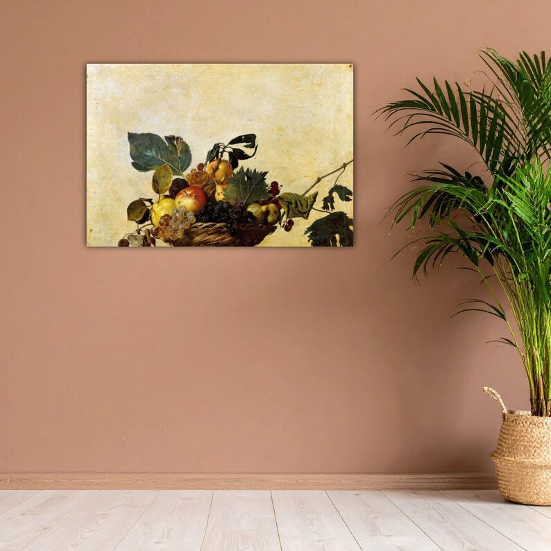 Michelangelo Caravaggio - Basket of Fruit Canvas Caravaggio Paint ...