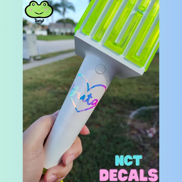 NCT Lightstick Decals | NCT Decals | KPOP Vinyl Stickers