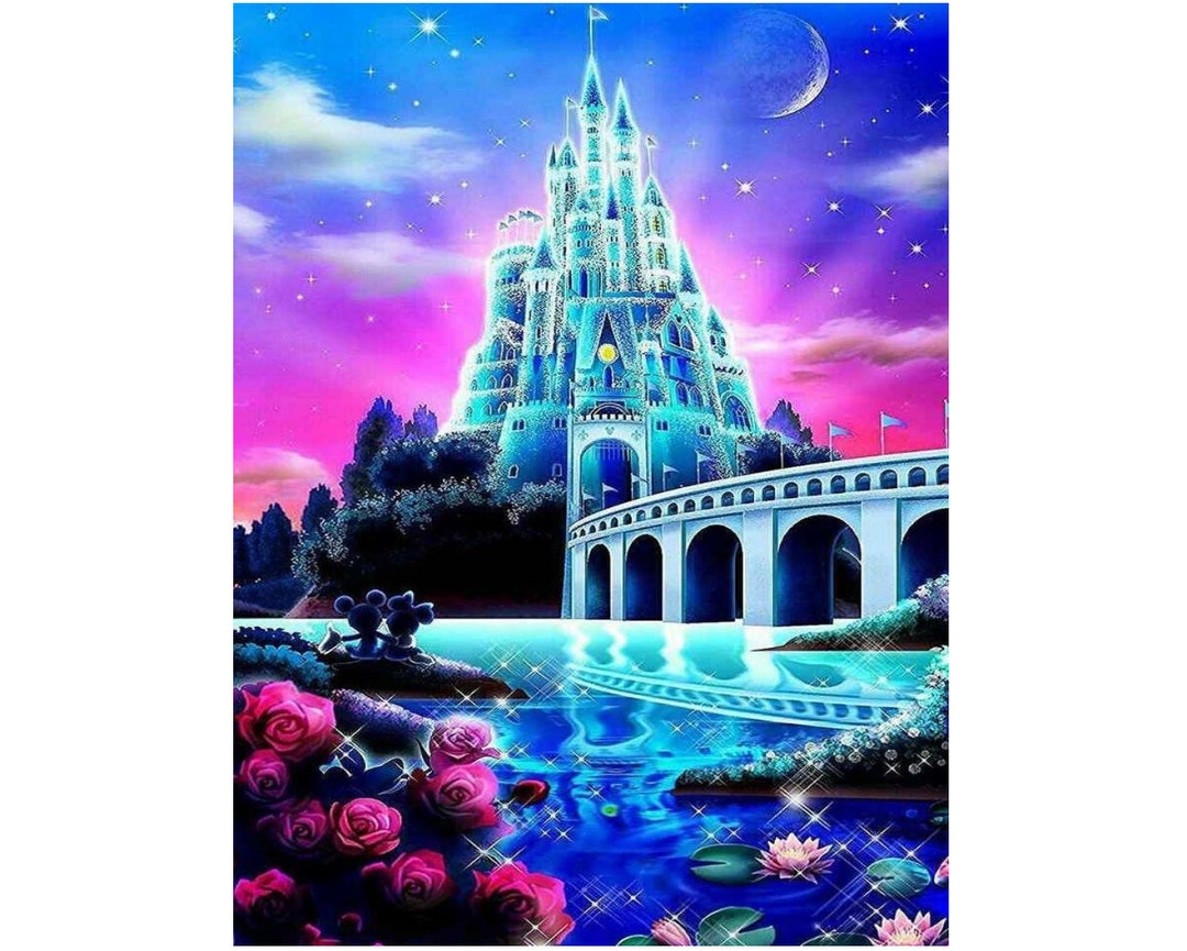 Diamond Painting Kit Disney Ice Castle 5D DIY Diamond Set Etsy