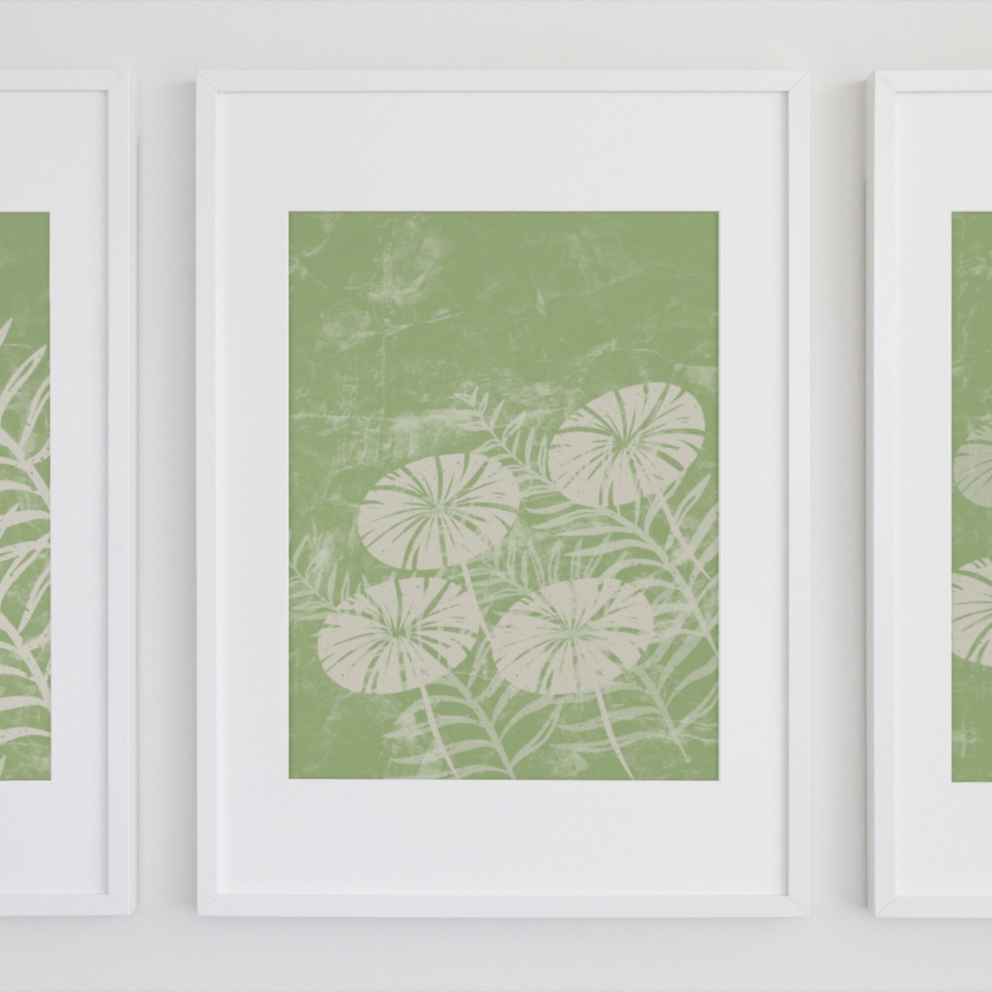 Sage Green Wall Art Print3 Panel Wall Art Best Selling Art Etsy