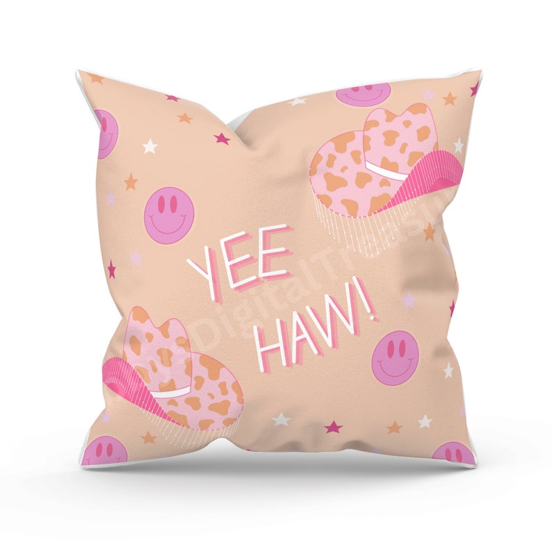 Yee Haw Star Hook Pillow