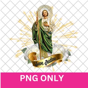 San Judas PNG, Digital file, Sublimation image, DTF design, Png file, San Juditas, San judas tadeo, religious image, t-shirt design, St Jude