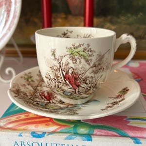 Toile de Jouy | Cup & Saucer | Johnson Bros England