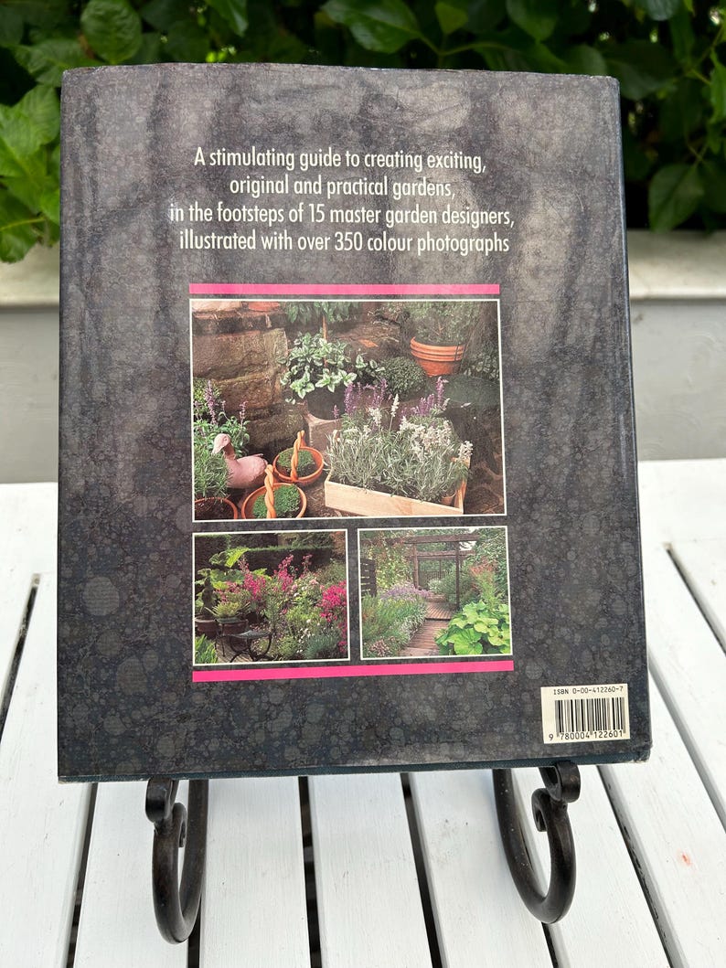 The Garden Design Book 1988 Edition Hardcover With Dust Jacket Anthony