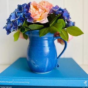 Blue Studio Pottery Jug | Southern Cross Tasmania | Pitcher | Vase