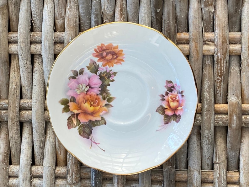 Duchess Bone China Tea Saucer 363 Vintage 1950s English Fine Bone China Etsy