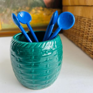 Bodum Blue Stir Spoons Set of 5 | Swiss Made