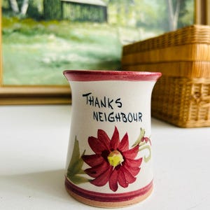 Hand-Painted Neighbour Vase | Floral Pottery Cup