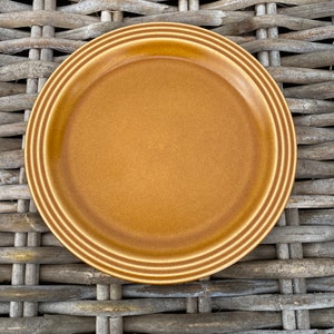 Hornsea &quot;Saffron&quot; Side  Plates by John Clappison | Set of 2 |  1976 English Pottery | Discontinued Collection | Vintage Dinnerware