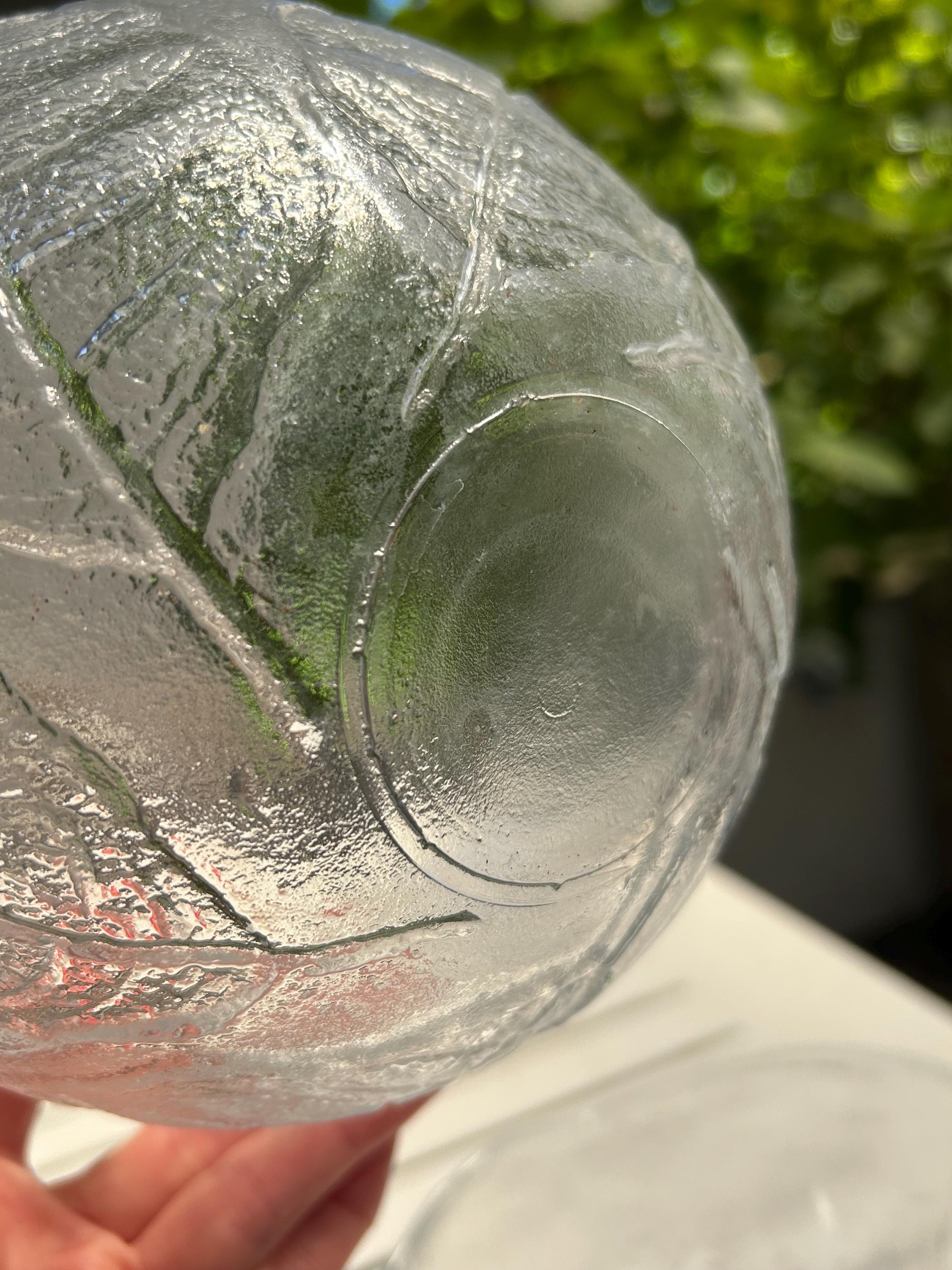 Kosta Boda Leaf Glass Bowls | Set of 2 | 1970s Party Series by Ann