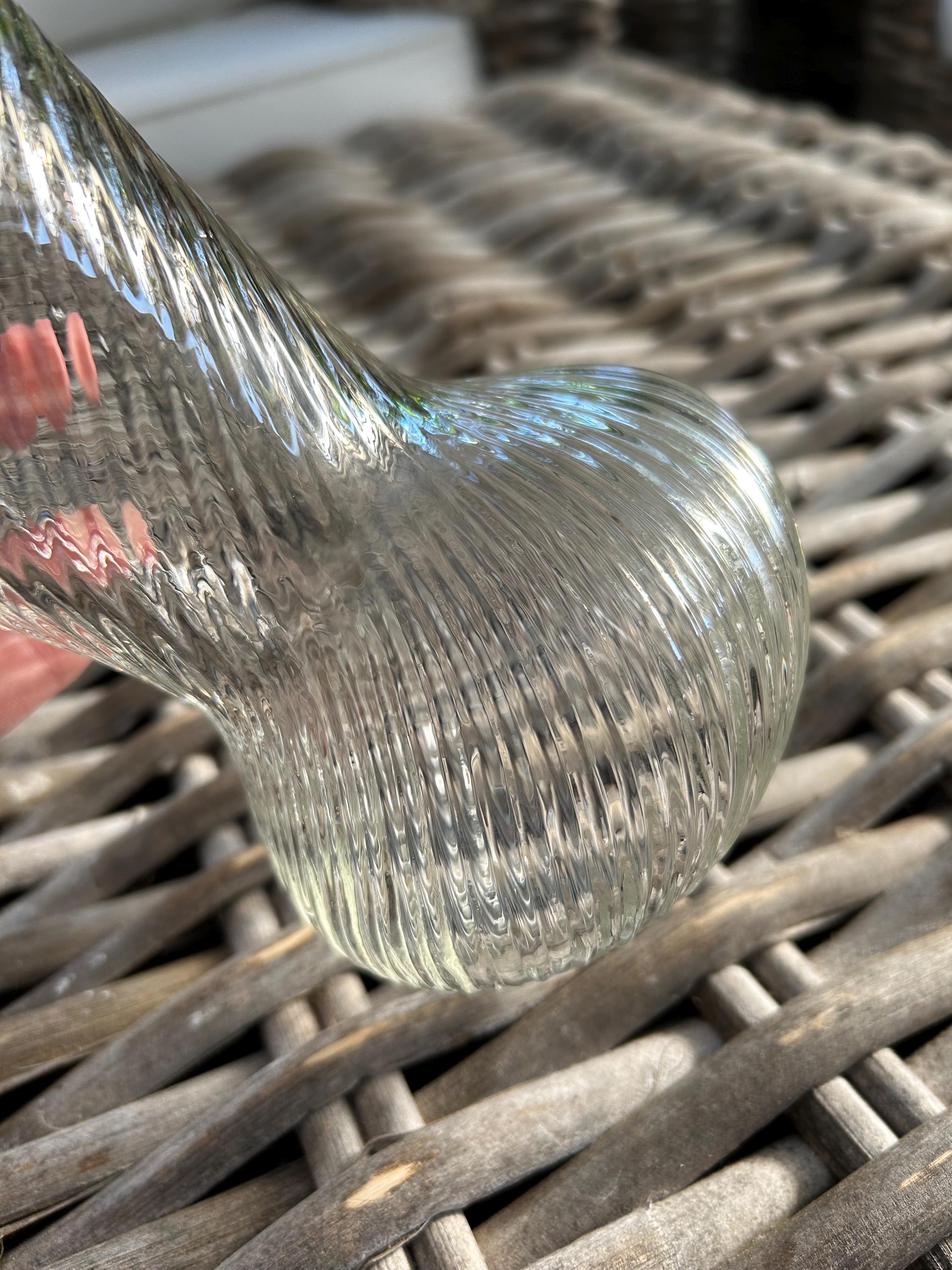 IVV Selezione イタリアンアートガラス花瓶 | 吹きガラス渦巻き模様