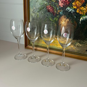 Cristallerie Zwiesel | German Crystal Wine Glasses | Set of 4 | Elegant Vintage Barware